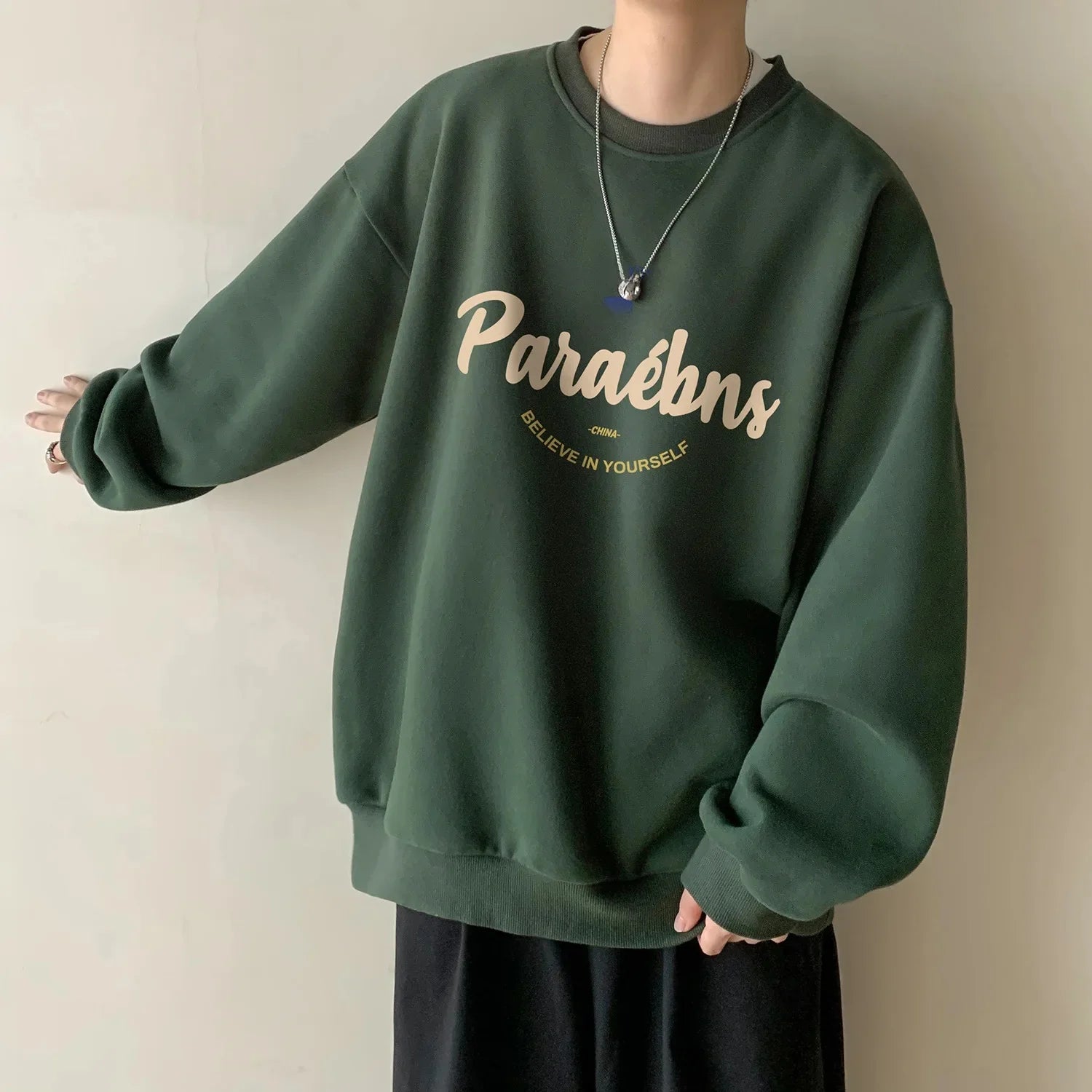 Sweat Américain Vin Rouge Homme