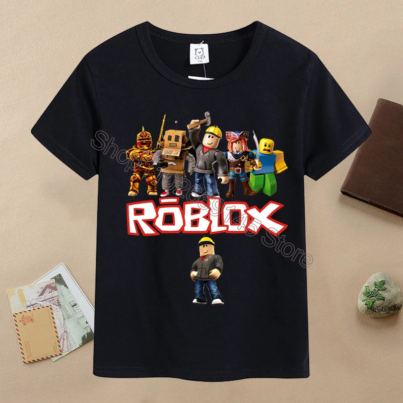 T-shirt Cartoon Enfant ROBLOX Été 6-12 ans