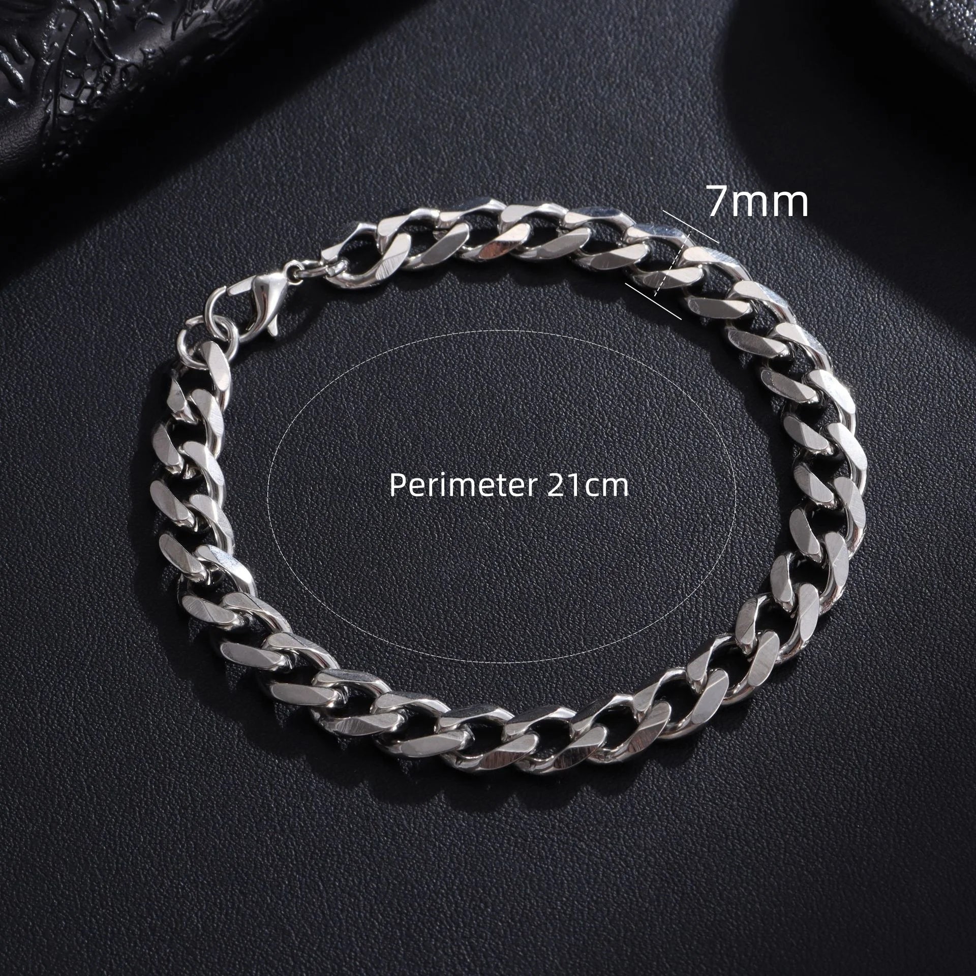 Cuban Steel Link Bracelet: Classic Unisex Collection