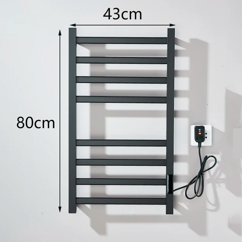 Sèche-serviettes Électrique Inox à Affichage Digital