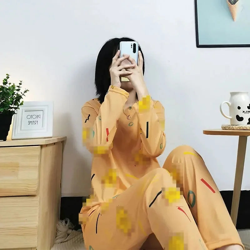 Pyjamas Mignons Coréens pour Femmes Courtes