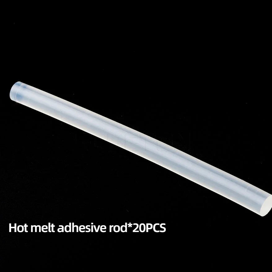 Pistolet à colle pro 20W, réglable, cuivre, bricolage.