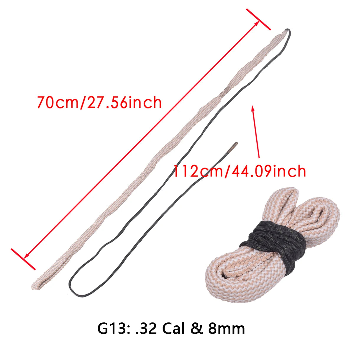 Corde Serpent Nettoyante Multi-Calibres Fusil/Pistolet