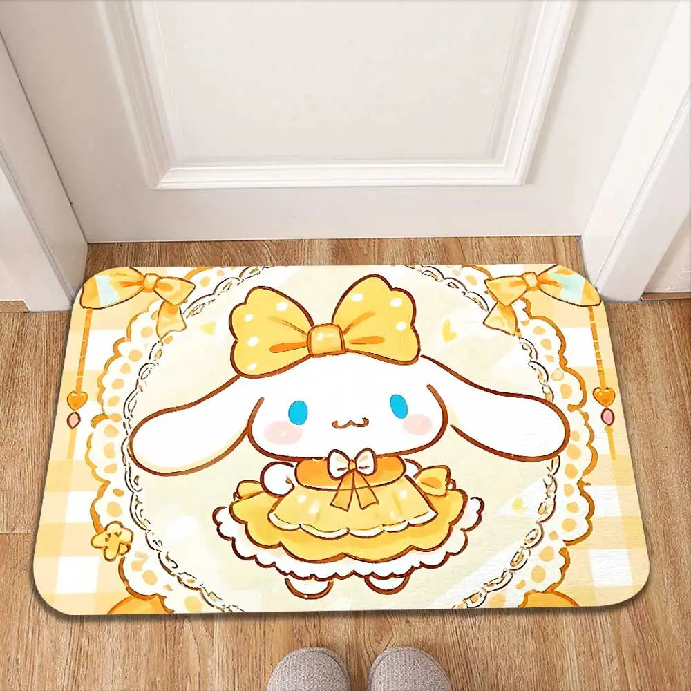 Sunburst Suede Mat: Anti-Slip & Eco-Friendly