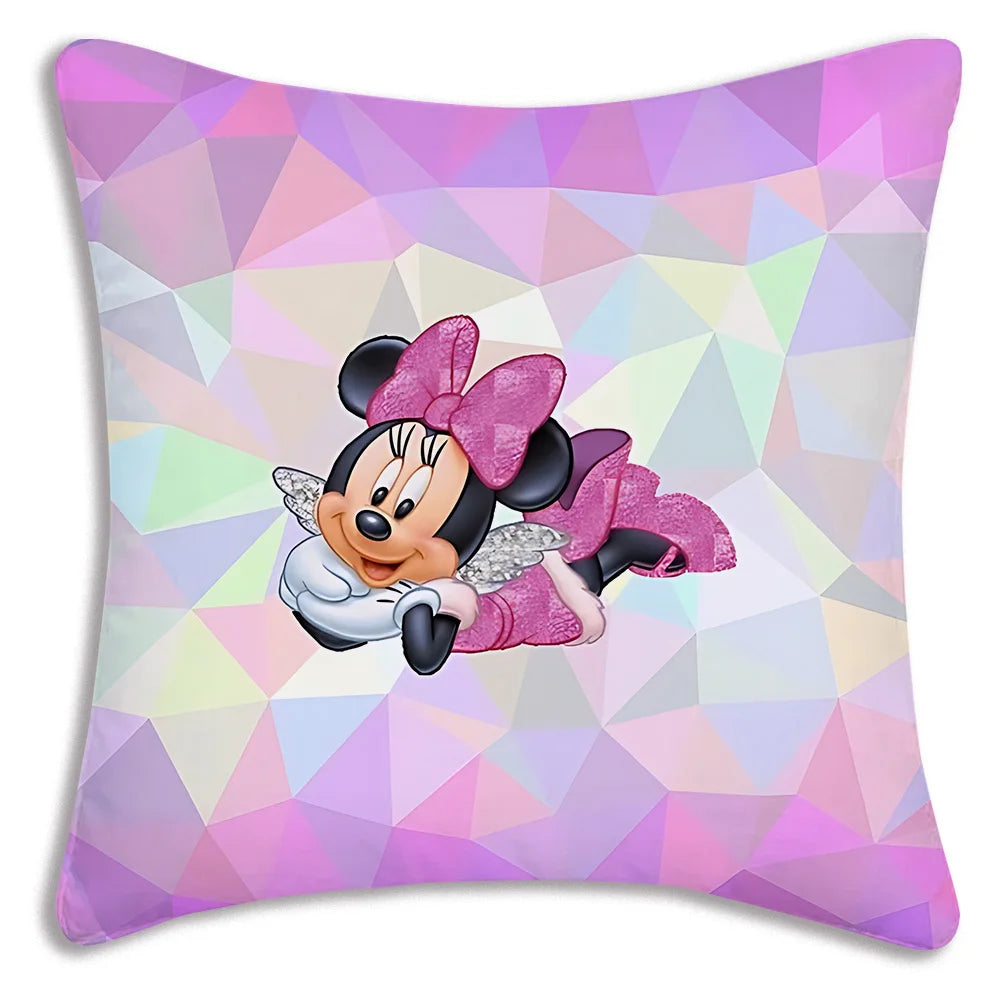 Kawaii Disney Duo: Mickey & Minnie Plush Pillow Covers