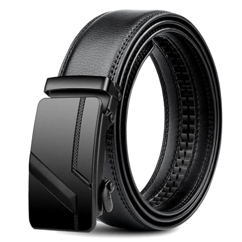 Ceinture Luxe Homme Grande Taille Cuir PU Métallique
