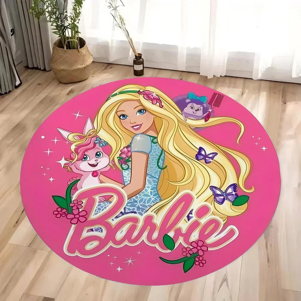 Barbie Chic: MINISO Anti-Slip Round Rugs