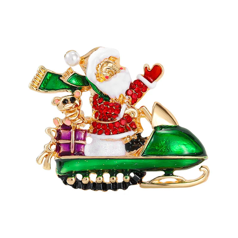 Broches Festives Animaux de Noël