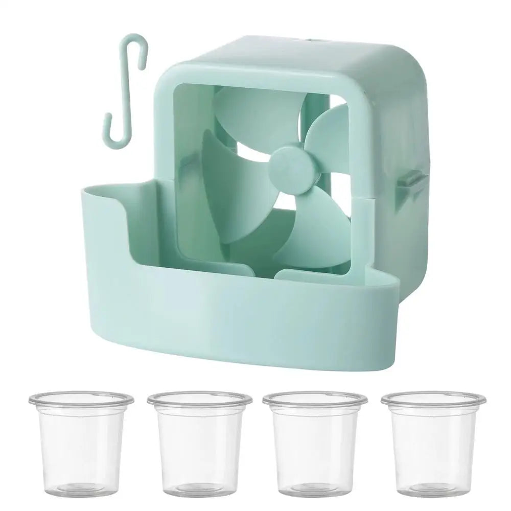 ChillMist: Portable Ice Fan Cooling Accessory Set