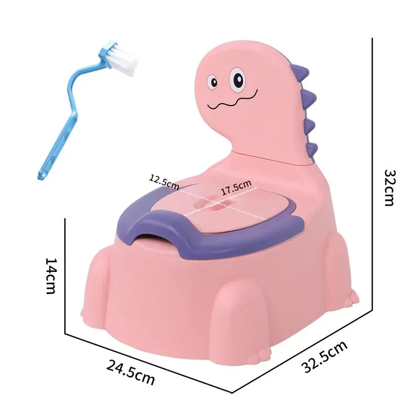 DinoPot: Ergonomic Baby Training Seat with Brush Set