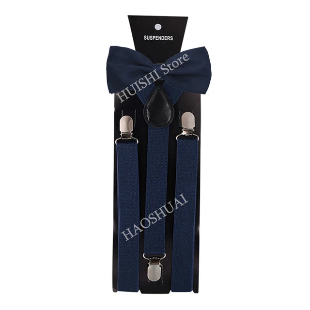 Chic Bowtie & Suspender Set for All Occasions