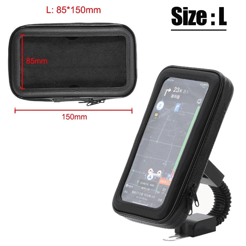 Support Téléphone Étanche VIKEFON pour Moto/Vélo