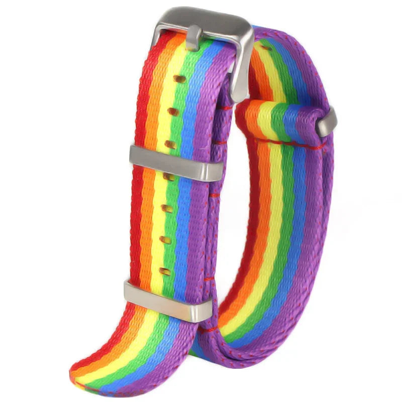 Bracelet Nylon 20/22mm Unisexe - Remplacement Chic