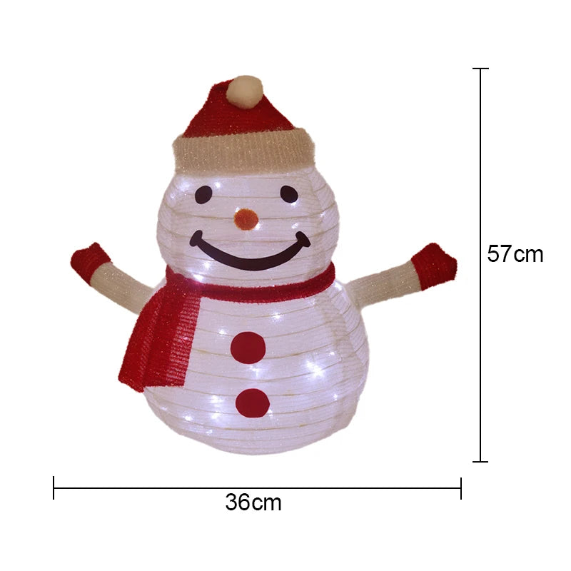 LumiBonhomme LED Noël 58cm - Ornement Festif Extérieur