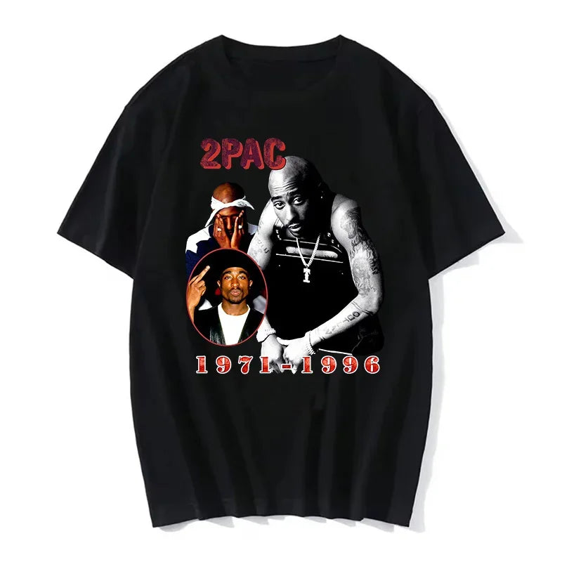 T-shirt Hip Hop Tupac Style Urbain