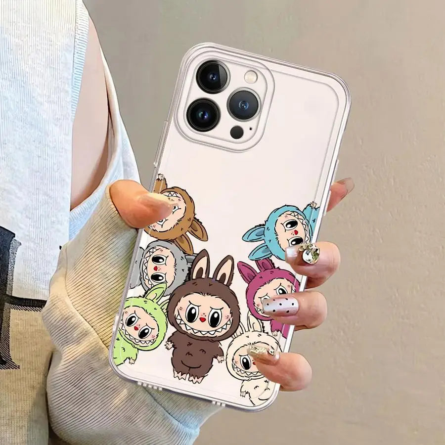 Coque Douce en Silicone pour iPhone - Style Mignon