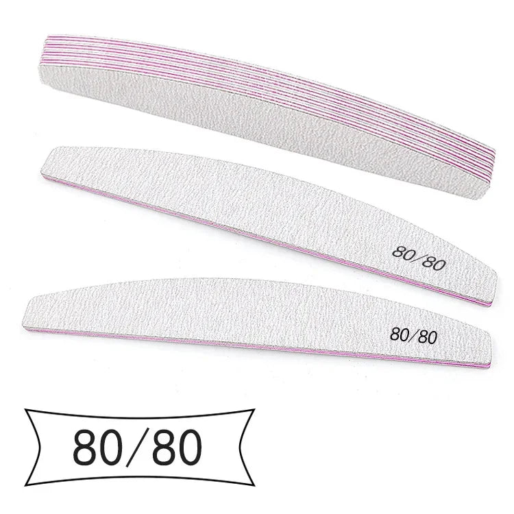 Pro Nail File Set: Thick Sanding Tools for Manicure