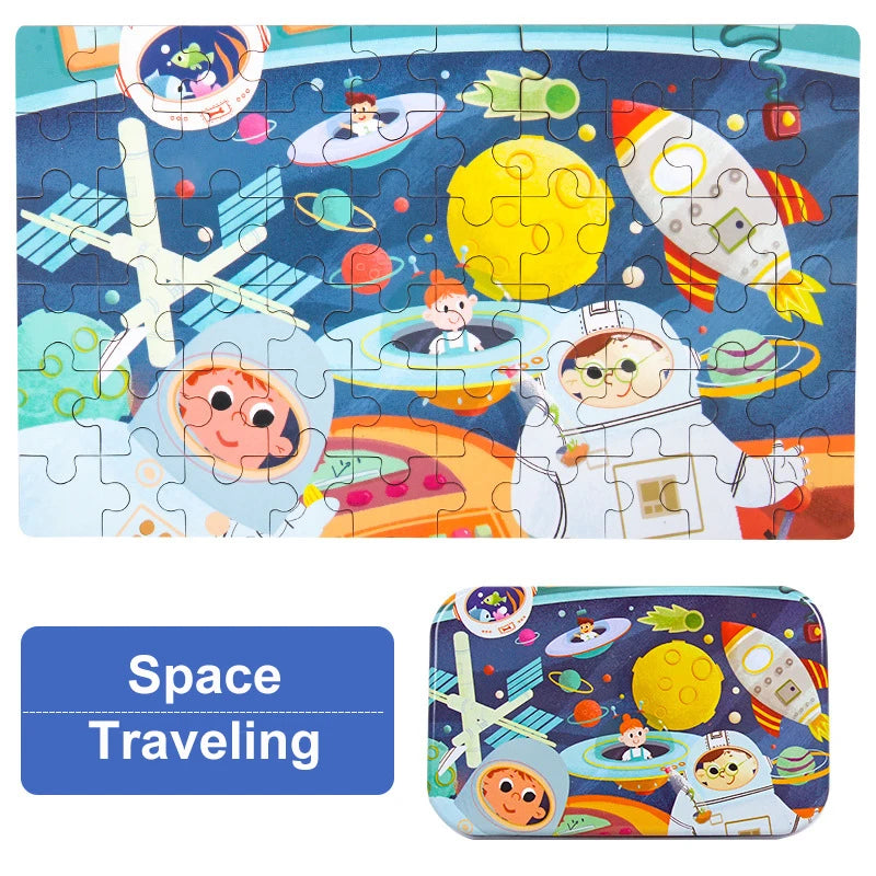 Puzzle Animal Cartoon 60 pièces