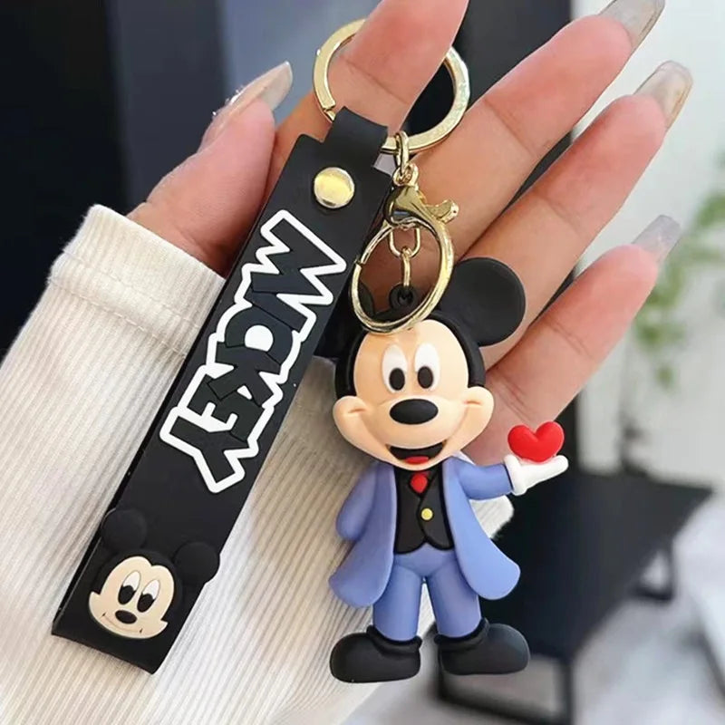 Disney Charm Keychains: Mickey, Minnie & Lilo Fun!
