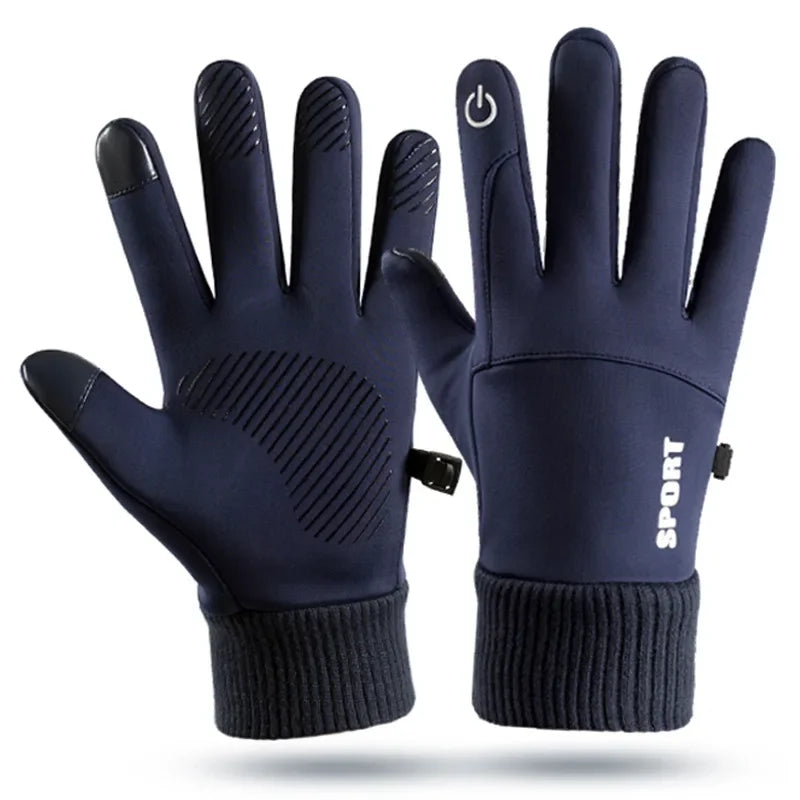 Gants d'hiver tactiles et chauds.