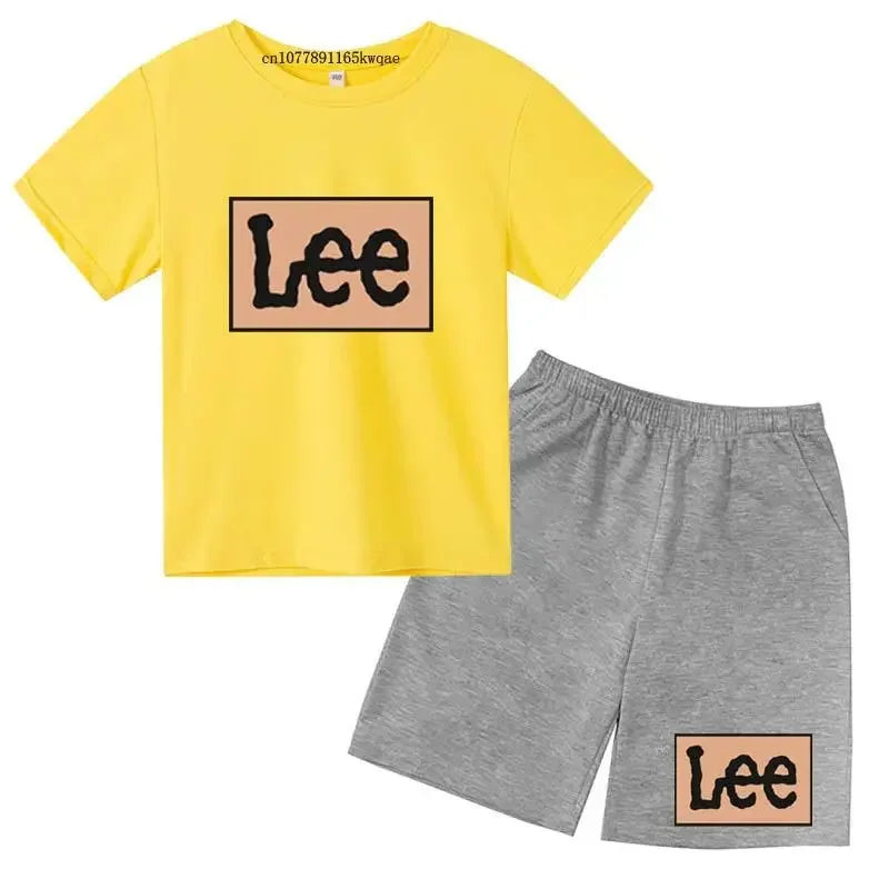Été Enfant Style Décontracté - Ensemble 2pcs Mixte