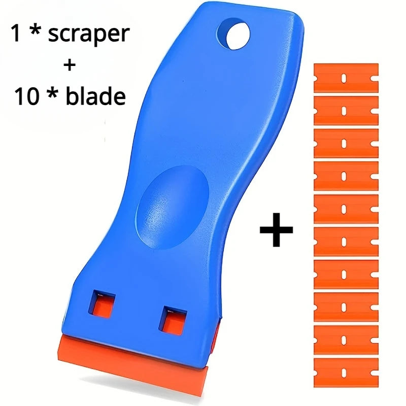 Versatile Plastic Scraper & Glue Remover Tool Set