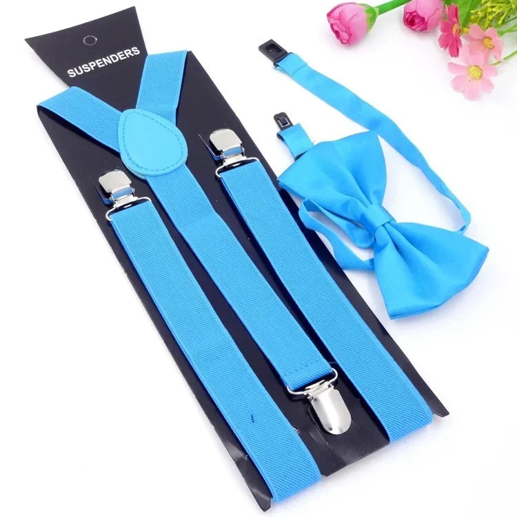 Chic Bowtie Suspenders for Stylish Men