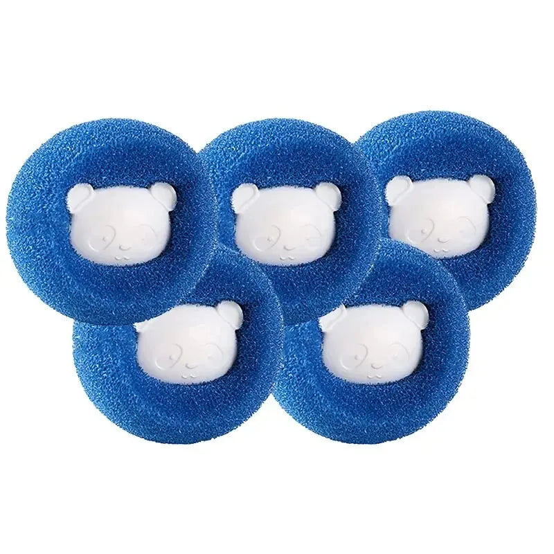 Pet Fur Catcher: Reusable Laundry Balls 1-5 Pack