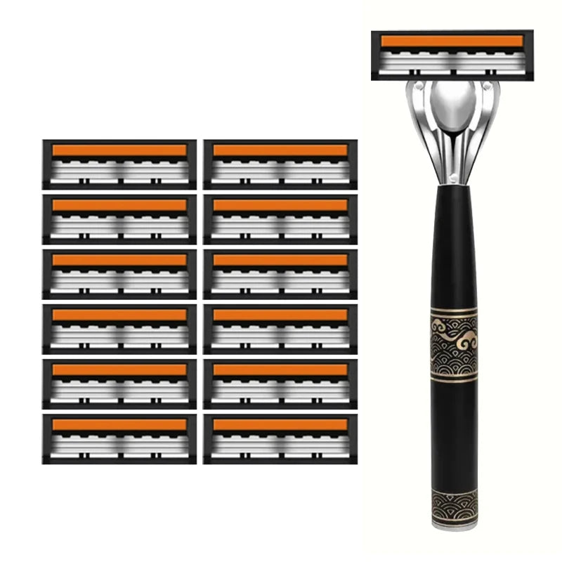 Rasoir 3 couches homme - design innovant et réutilisable