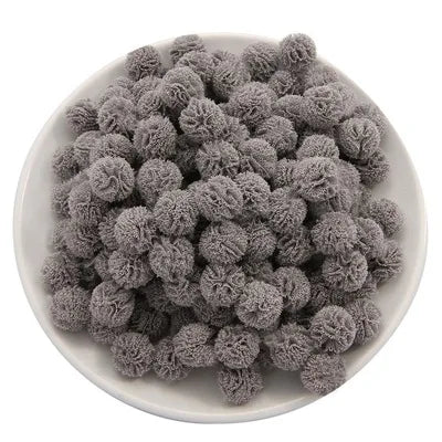 Pompons Floraux en Gaze Élégante