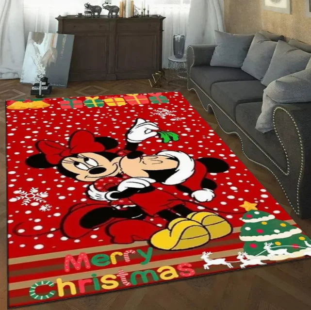 Mickey Noël Tapis: Confort Doux & Antidérapant