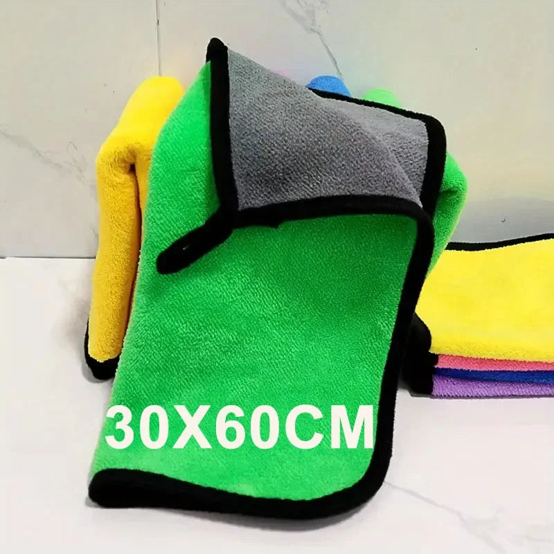 Chiffons Microfibre Luxe - 5 Pièces Nettoyage Auto