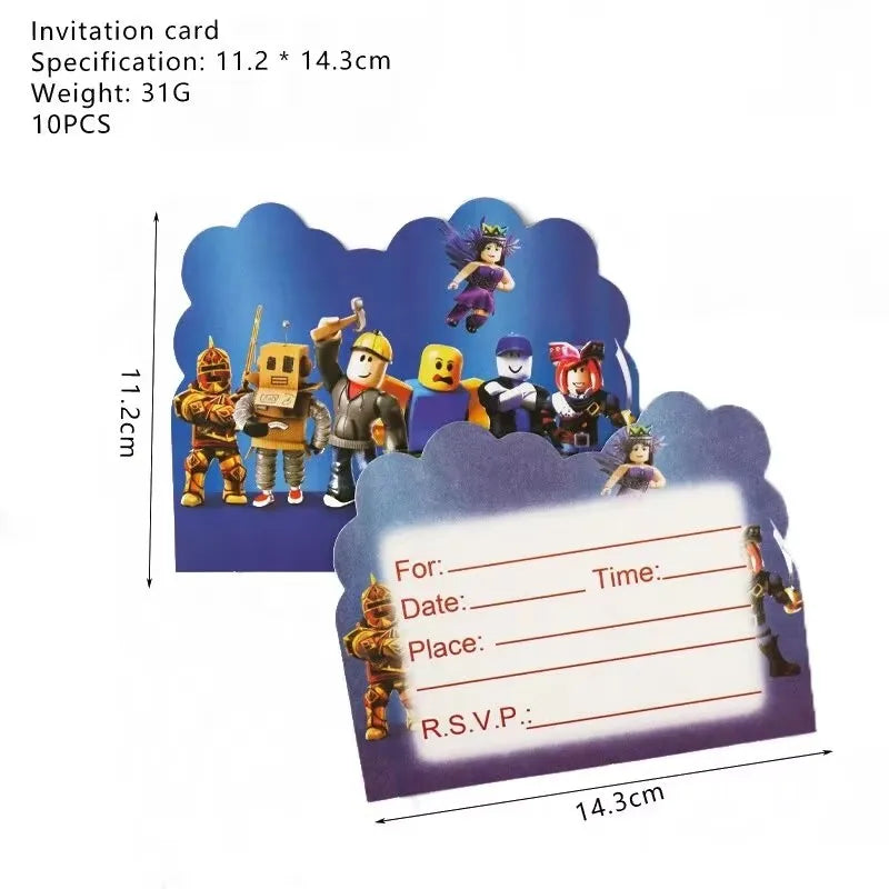 Fête Roblox : Décorations d'anniversaire