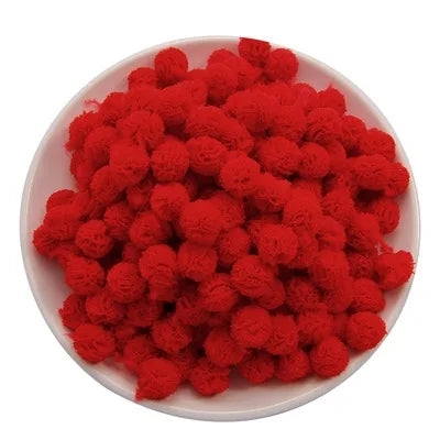 Pompons Floraux en Gaze Élégante