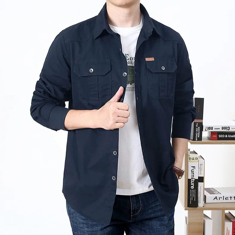 Chemise Décontractée Homme Manches Longues Outdoor