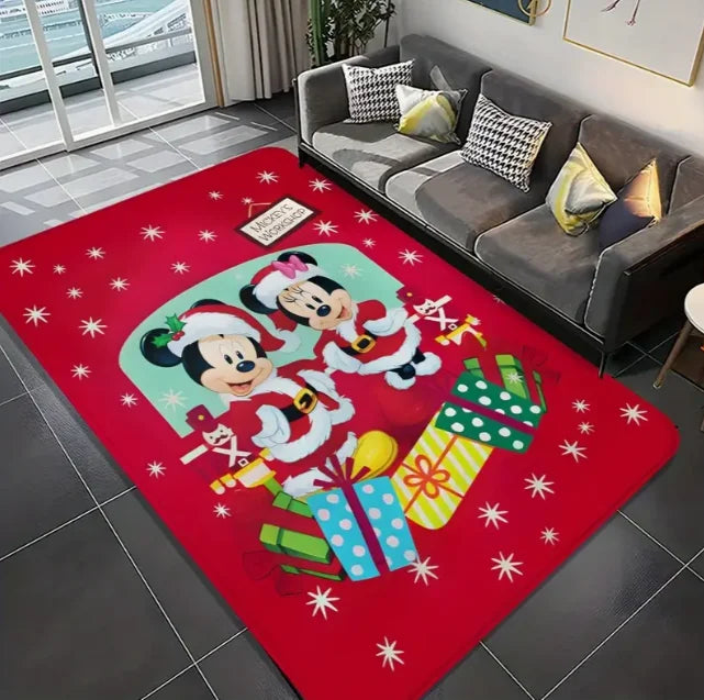 Mickey Noël Tapis: Confort Doux & Antidérapant
