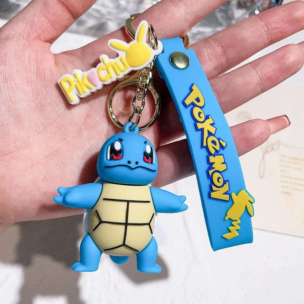 Pikachu Charm Keychain: Cute Anime Car Accessory