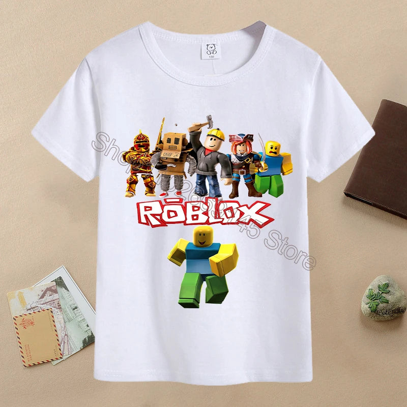 T-shirt Cartoon Enfant ROBLOX Été 6-12 ans