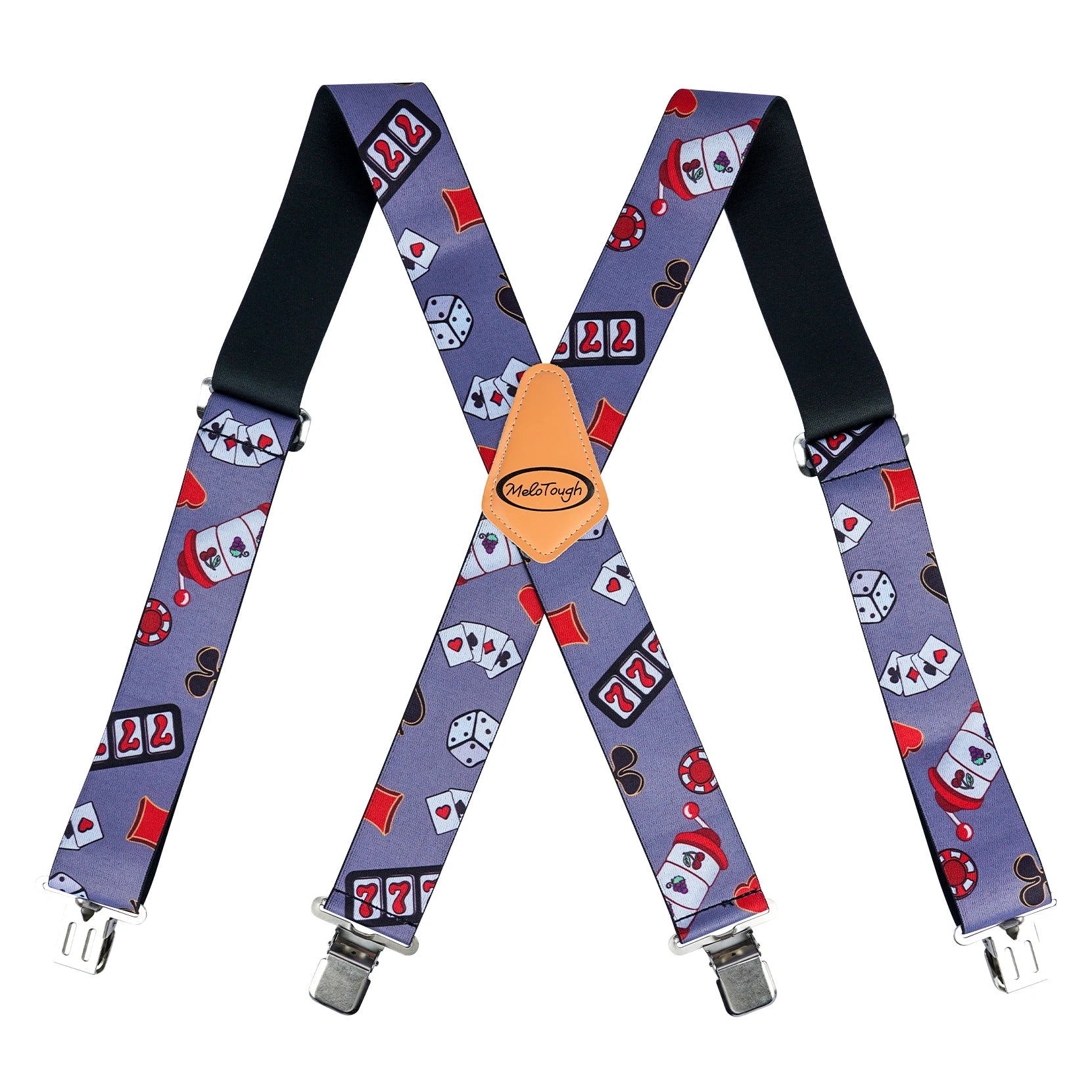 MELOTOUGH X-Back Work Suspenders - 2” Elastic Fit