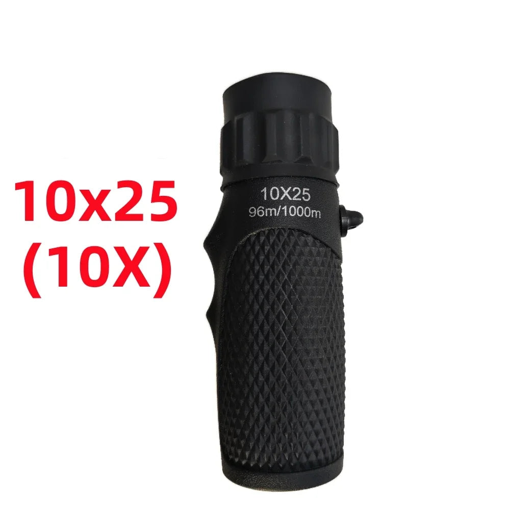 Mini Monoculaire HD Étanche 8-12X Compact Tourisme