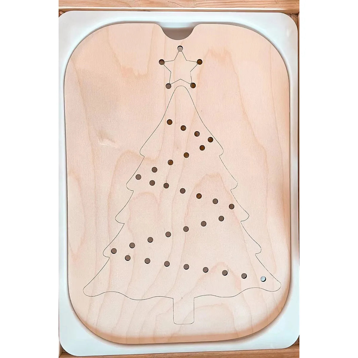 Puzzle Sensoriel Montessori en Bois - Apprentissage Amusant