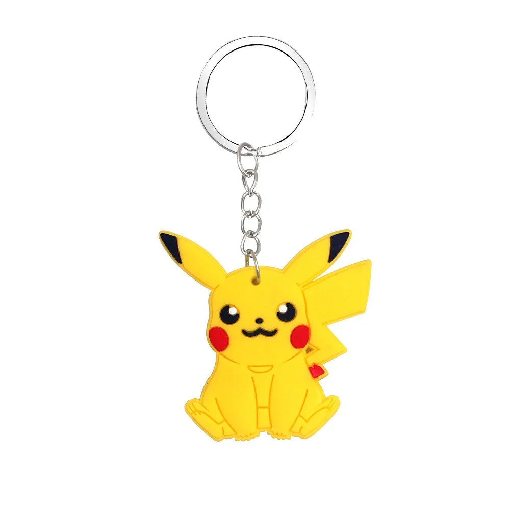 Pikachu & Gengar PVC Keychain - Trendy Kids' Accessory