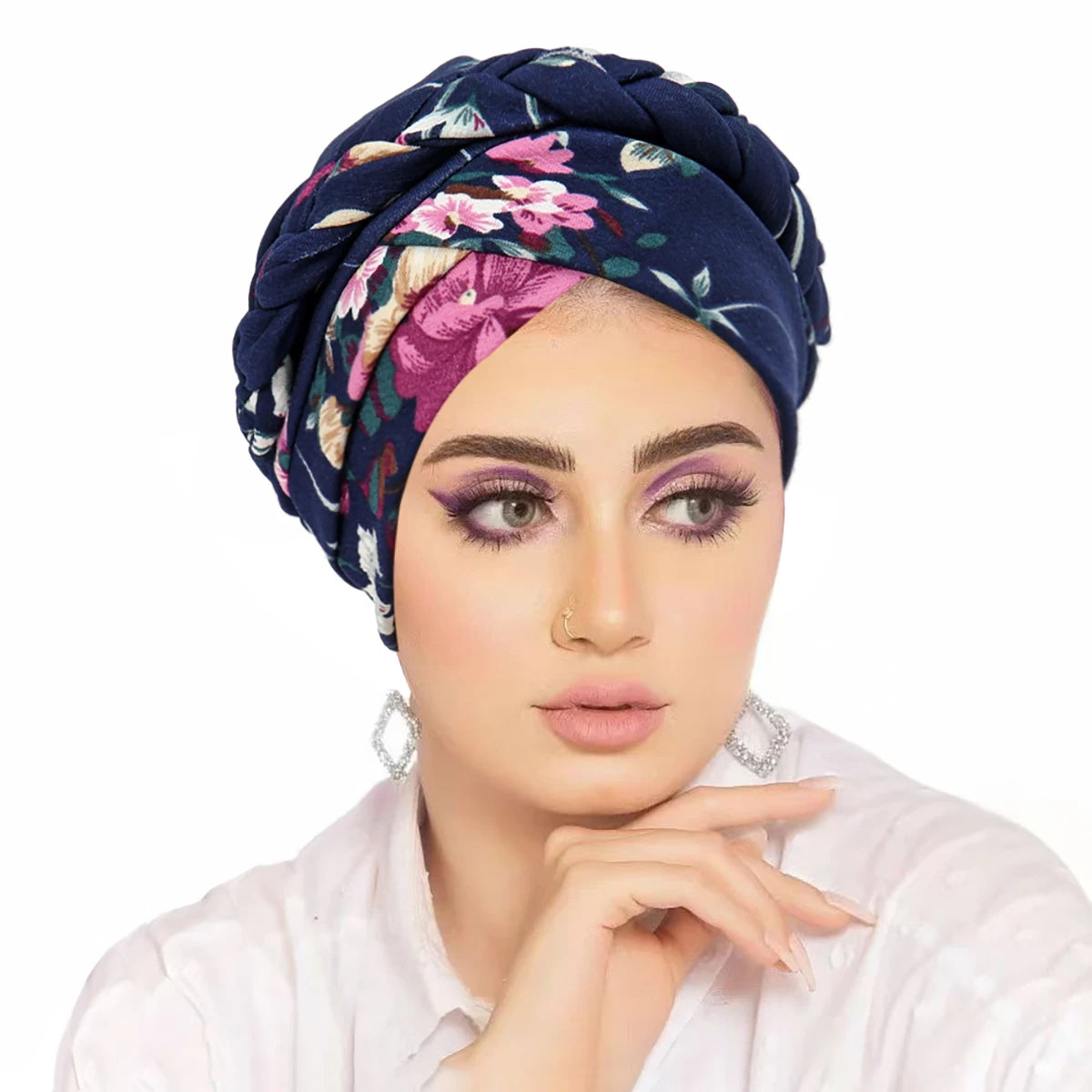 Turban Élégant pour Femme Musulmane