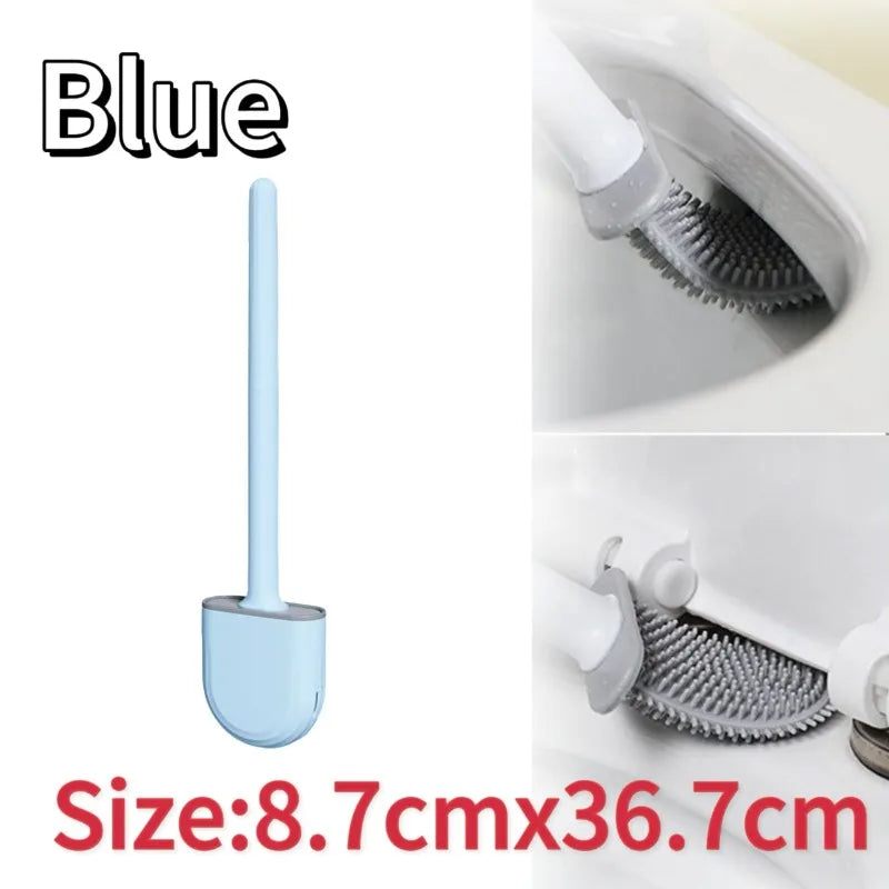 Brosse Toilette Silicone Murale - Nettoyage Pratique