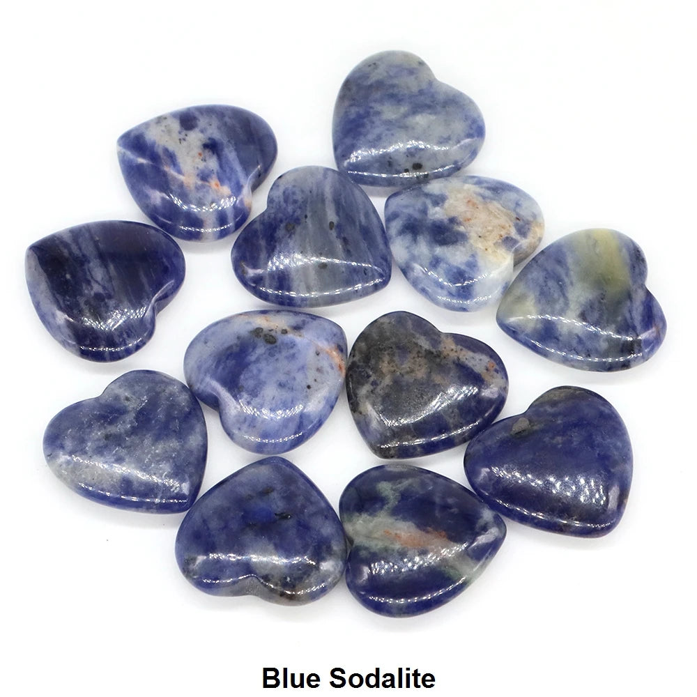 Cœur de Quartz Améthyste 20mm