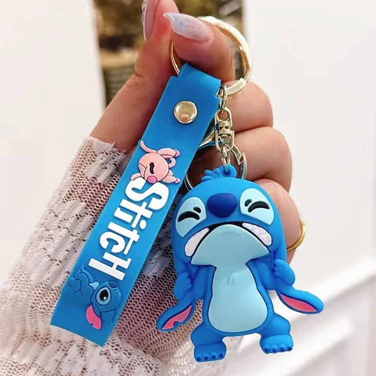 Disney Charm Keychains: Mickey, Minnie & Lilo Fun!