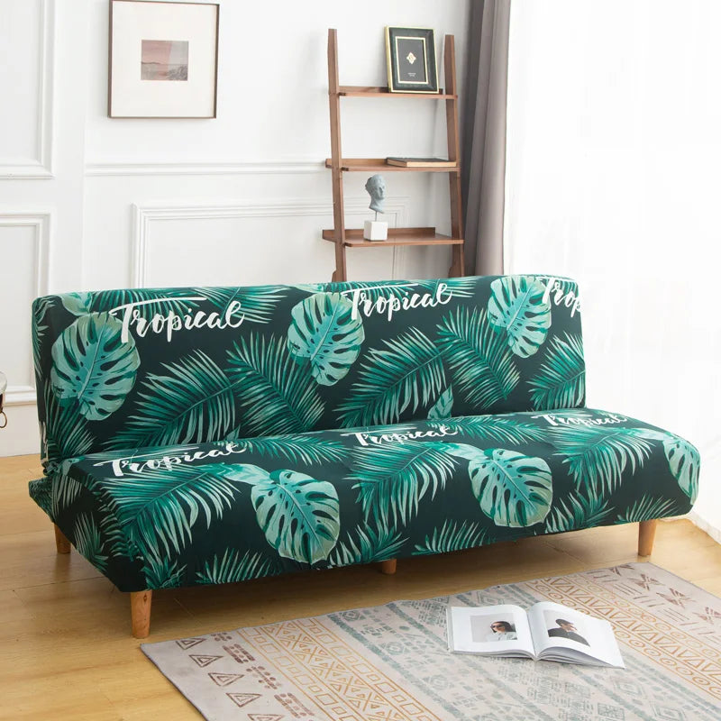 Housse Futon Spandex Antidérapante Amovible Lavable