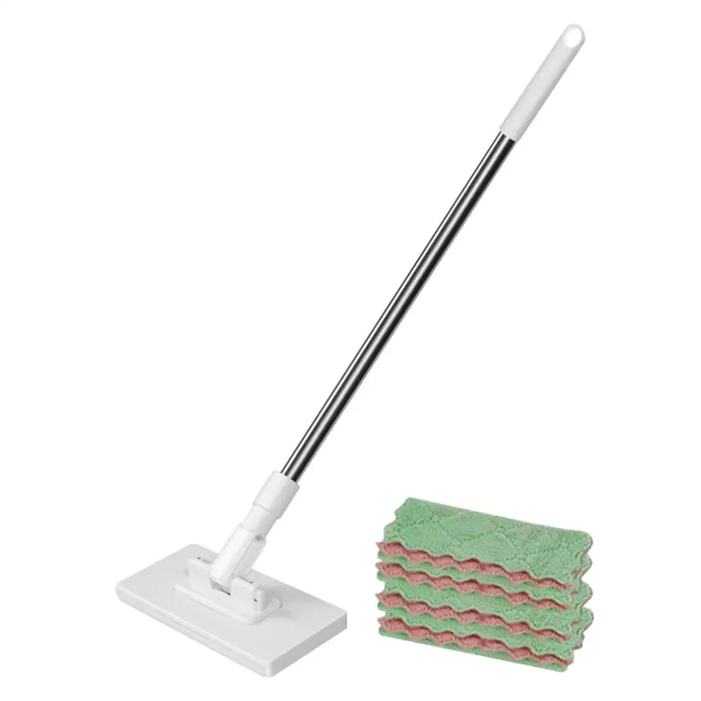 PressClean Mop: Hands-Free, Easy-Switch, Reusable Cloths
