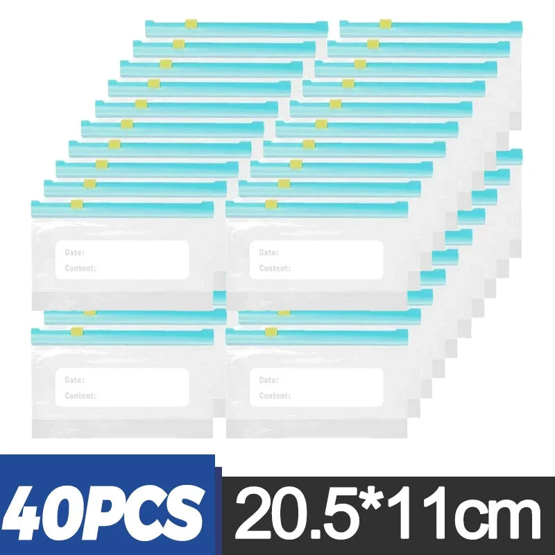 ZippyFresh: Sacs de Congélation Réutilisables 60/10