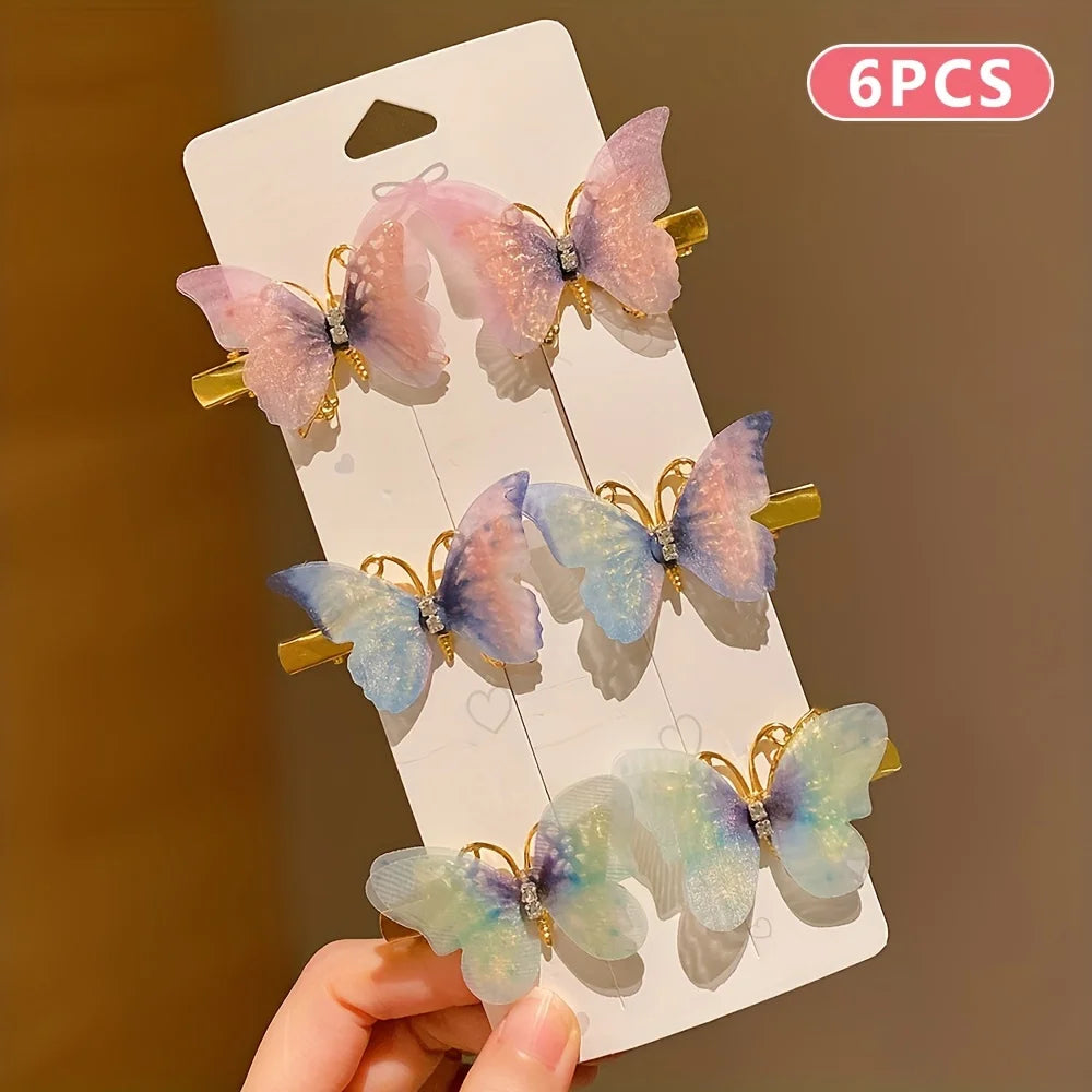 Épingles à cheveux papillon mignonnes 36 pcs